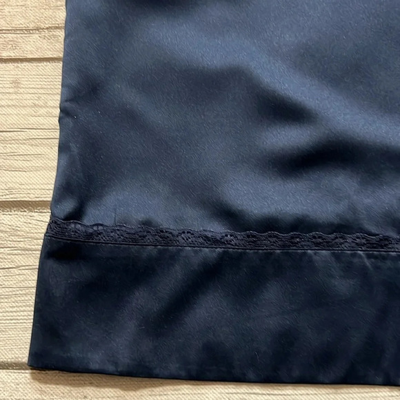 🌻Y2K 2eNV sz. S Navy Blue Dress w/tie back - Picture 5 of 10